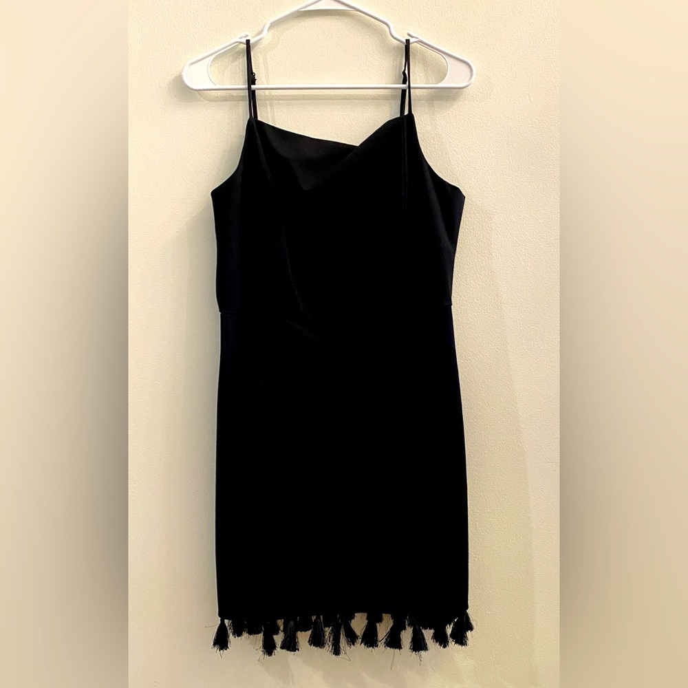 Sugar Lips. Size M. Black fringe dress.